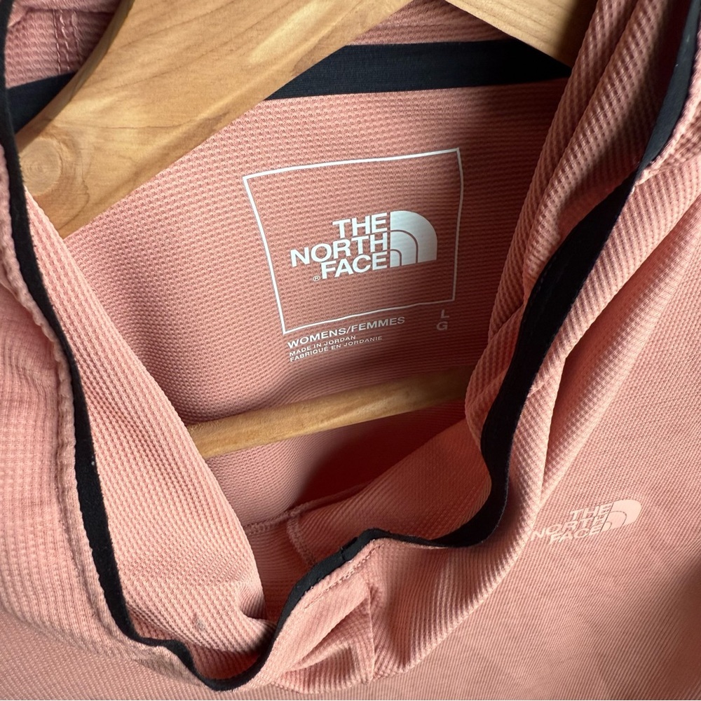 The North Face Belay waffle grid sun hoodie - rose dawn (pink) - Picture 8 of 8
